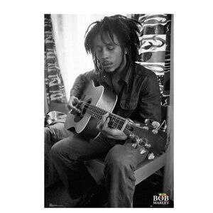 Bob Marley Guitar Poster 166